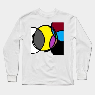 circle pattern, abstraction Long Sleeve T-Shirt